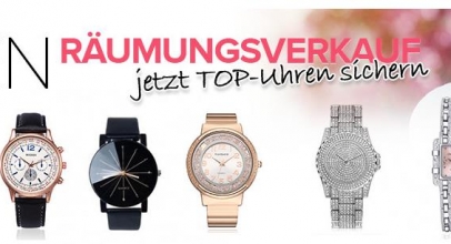 Silvity: Uhren Räumungsverkauf – bis 80% Rabatt!