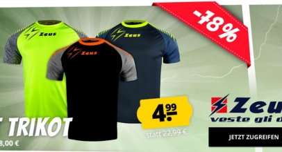 SportSpar – ZEUS Fast Trikot oder easy Trainingsanzug bis 78% Rabatt!