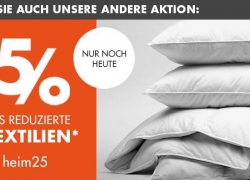 Galeria: 25% Rabatt auf Schuhe und bereits reduzierte Heimtextilien!
