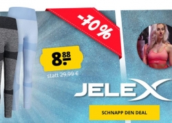 JELEX Damen Leggings oder Damen Sport BH bei SportSpar.de – bis zu 73% Rabatt!