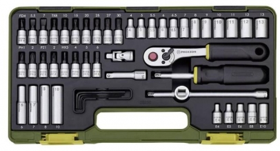 Proxxon Steckschlüsselsatz metrisch 1/4″ (6.3 mm) 50teilig für 42,18€