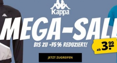 Sportspar: KAPPA Mega-Sale – bis zu 75% Rabatt