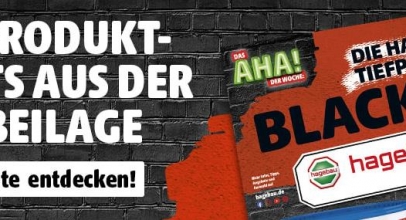 Hagebaumarkt – Black Week – Aktions-Angebote mit bis zu 50% Rabatt!