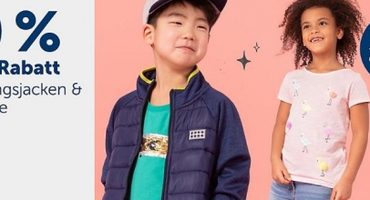 myToys: 20% Extra-Rabatt auf Übergangsjacken & Oberteile!