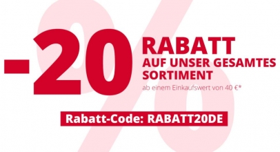 Sale bei Witt Weiden – 20% Rabatt auf das gesamte Sortiment!