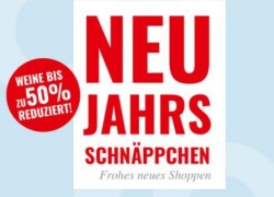 Neujahrsschnäppchen bei Hawesko – Ersparnis bis 50%!