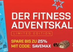 Riegel Fitness Adventskalender bei Bodylab24.de mit 25% Rabatt!
