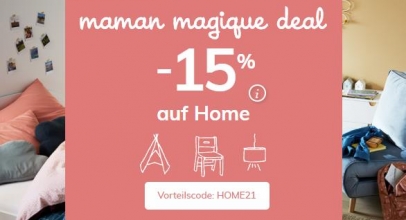 Vertbaudet: 15% Rabatt auf die NEUE Home Kollektion “Maman Magique”!
