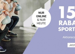 Karstadt: 15% Rabatt auf Sportartikel!