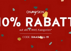 Onmyskin: 10% Rabatt auf alle X-MAS-KATEGORIEN!