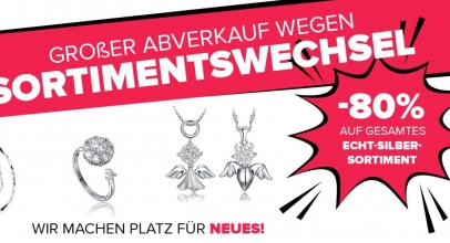 SILVITY: -80% auf alle Echt-Silber Artikel!