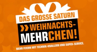 Saturn Weihnachtswelt – bis zu 40% Rabatt!