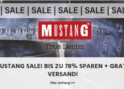 Jeans Direct: MUSTANG Sale – Jeans, Gürtel, Oberbekleidung bis zu 78% reduziert!