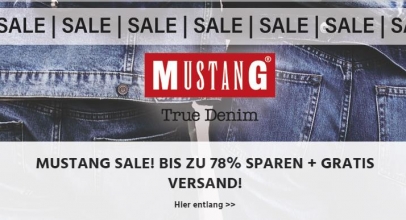 Jeans Direct: MUSTANG Sale – Jeans, Gürtel, Oberbekleidung bis zu 78% reduziert!