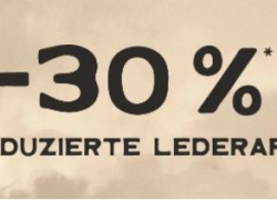 Fossil: 30% Rabatt auf reduzierte Lederartikel!
