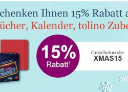 eBook.de: 15% Rabatt auf Hörbücher, Kalender, tolino Zubehör u.v.m.!