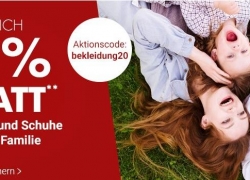Karstadt: zusätzlich 20% Rabatt auf reduzierte Mode und Schuhe!