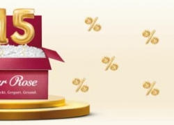 Versandapotheke zur Rose: 15-jähriges Jubiläum – bis zu 60% Ersparnis sichern!