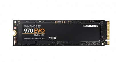 Samsung 970 EVO NVMe SSD (250GB, M.2, 2280 PCIe, 3.0, x4) Modul für 59,99€