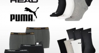 MYBODYWEAR – PUMA Socken + Head Boxer im Angebot + GRATIS VERSAND!