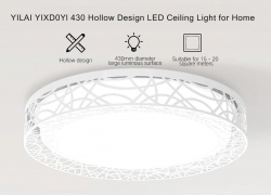 XIAOMI: Yeelight YILAI Deckenleuchte mit 430 LED’s „Hollow Design“ für 60,79€