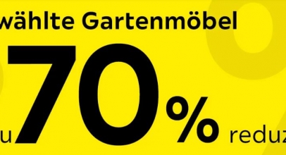 Gartenmöbel Abverkauf bei XXXLutz – bis zu 70% Rabatt!