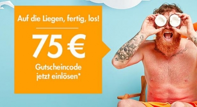 Urlaub.de: 75,-€ Gutschein!