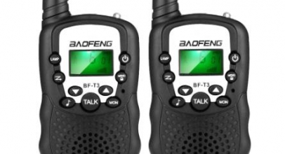 BAOFENG BF – T3 Mini Wireless Handheld Walkie Talkie (2er Pack) mit LED Torch (EU Version) für 11,96€