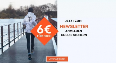 SportScheck: 6€ Newsletter-Gutschein ab 15€ Bestellwert