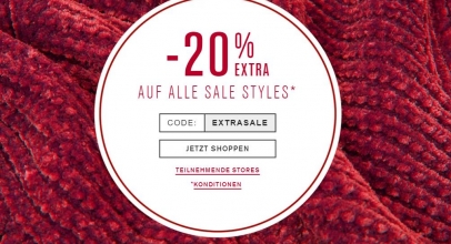 S.Oliver: 20% Extra-Rabatt auf alle reduzierte Artikel!