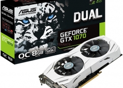 ASUS GeForce GTX 1070 DUAL OC GDDR5X 8GB Grafikkarte für 279€