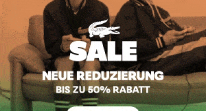 LACOSTE – Summer Sale – bis zu 50% Rabatt!