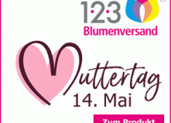 123Blumenversand – Verschenkt Muttertagsgrüße schon ab 19,99€!