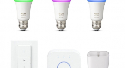 Philips Hue White & Color Ambiance E27 Starter Kit + Innr Smart Plug SP 120 für 133,95€