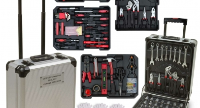 810-tlg. Werkzeugkoffer Ratschenschlüssel Alukoffer für 53,85€ inkl. Versand