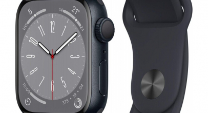 Apple Watch Series 8 Sportarmband 41 mm Aluminium GPS Smartwatch mitternacht für 329,40€ inkl. Versand!