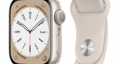 Apple Watch Series 8 Sportarmband 41 mm Aluminium GPS Smartwatch polarstern für 349,90€ inkl. Versand!