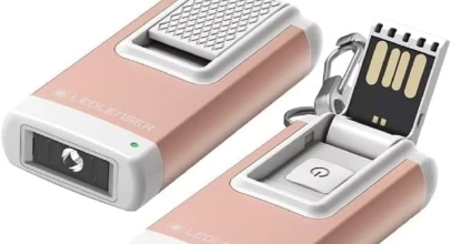 2x Ledlenser K4R Schlüsselbundleuchte 120lm wiederaufladbar Taschenlampe Gold für 9,99€ inkl. Versand!