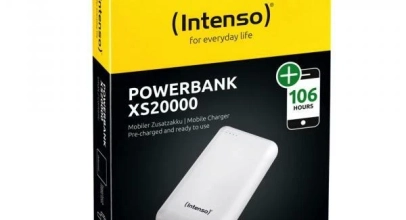 Intenso Powerbank mobile Ladestation Slim XS 20000 mAh Typ A / C USB OUT weiß für 14,24€ inkl. Versand!
