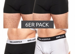 6er-Pack Karl Lagerfeld Herren Boxershorts für 32,99€ inkl. Versand