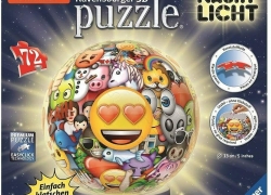 Ravensburger emoji 3D-Puzzle buntes Kinderpuzzle LED Nachtlicht 72 Teile für 15,99€ inkl. Versand!