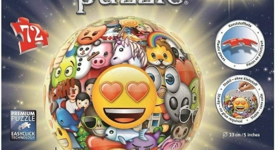 Ravensburger emoji 3D-Puzzle buntes Kinderpuzzle LED Nachtlicht 72 Teile für 15,99€ inkl. Versand!