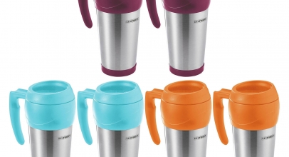 2x Leifheit Isolierbecher hot & cool Colour Edotion Thermobecher für 11,99€ inkl. Versand!