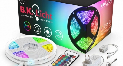 5m LED Band Streifen RGB Stripe Licht-Leiste 5050 SMD Lichtschlauch +Farbwechsel für 14,99€ inkl. Versand!