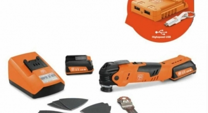 Fein 12V Akku MultiTalent AFMT 12 QSL + 2x Akku 3,0 Ah + USB Adapter für 199,95€ inkl. Versand!