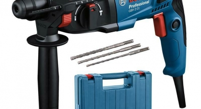 Bosch SDS-Plus Bohrhammer GBH 2-21 Professional + 3 tlg. Bohrersatz und Koffer für 89,95€ inkl. Versand!