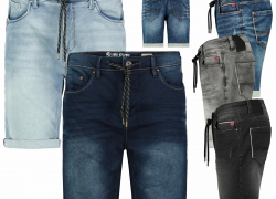 Urban Herren Bermuda Jeans Shorts Stretch für 24,56€ inkl. Versand!