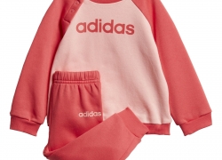 adidas Athletics Linear Kinder Fleece Jogginganzug rosa für 14,95€ inkl. Versand!