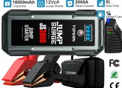 Auto KFZ Starthilfe Jump Starter 16000mAh 2000A Booster Powerbank PKW  für 89,99€ inkl. Versand!