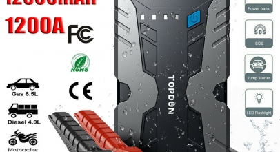 Auto KFZ Starthilfe Jump Starter 12800mAh – 1200A Ladegerät Powerbank für 38,99€ inkl. Versand!